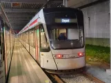 Aarhus lavgulvsledvogn 1108-1208 ved Trafik- og Servicecenter (2023)