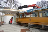 Aarhus museumsvogn 18 inde i Den Gamle By (2013)