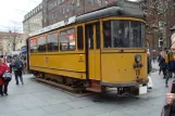 Aarhus museumsvogn 18 på Ryesgade, set fra siden (2012)