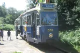 Amsterdam museumslinje 30 med motorvogn 533, forsiden Bovenkerk (2007)