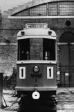 Arkivfoto: Aarhus motorvogn 1 foran Enghavevej (1945)