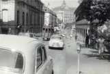 Arkivfoto: Basel sporvognslinje 7  på Steinenberg (1970-1979)