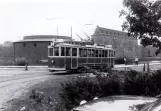 Arkivfoto: Malmø Museispårvägen med motorvogn 20 ved Bastionen (1987-1988)