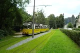 Bad Schandau Kirnitzschtal 241 med motorvogn 4 ved Kurpark (2011)