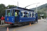 Barcelona 55, Tramvía Blau med motorvogn 7 ved Plaça del Doctor Andreu (2012)