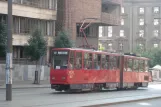 Beograd sporvognslinje 12 med ledvogn 347 på Nemanjina (2008)