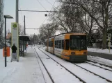 Berlin hurtiglinje M1 med lavgulvsledvogn 1048 ved Wiesenwinkel (2010)