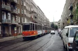 Berlin hurtiglinje M8 med ledvogn 291 269-2 ved Wöhlertsstr. (1993)