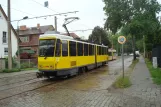 Berlin sporvognslinje 61 med ledvogn 6143 ved Köpenick / Hirtestr. (2013)