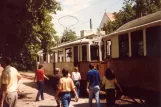 Bolzano regionallinje 160 med motorvogn 105 ved Oberbozen/Soprabolzano (1982)