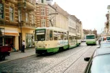 Brandenburg an der Havel ekstralinje 2 med ledvogn 184 nær Neustädtischer Markt (2001)