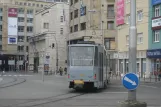 Bratislava sporvognslinje 11 med motorvogn 7936 ved Centrum (2008)