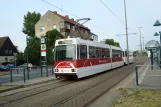 Braunschweig sporvognslinje 5 med ledvogn 8158 ved Luisenstraße (2008)