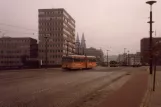 Bremen ekstralinje 5 med ledvogn 429 på Wilhelm-Kaisen-Brücke (1989)