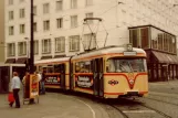 Bremen ekstralinje 5 med ledvogn 439 tæt på Hauptbahnhof (1982)