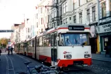 Bremen sporvognslinje 10 med ledvogn 3529 ved Brunnenstr. (2003)