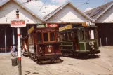 Bruxelles motorvogn 410 foran Musée du Tram (1990)