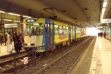 Bruxelles sporvognslinje 81 med ledvogn 7772 ved Gade du Midi / Zuidstation (2008)