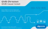 Dagkort til Gemeentevervoerbedrijf Amsterdam (GVB), forsiden (2022)