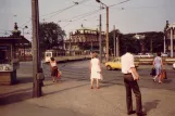 Dresden sporvognslinje 4  på Postplatz (1983)