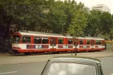 Duisburg regionallinje U79 med ledvogn 3219 ved Hauptbahnhof (1982)