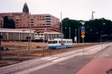 Gøteborg sporvognslinje 3 med ledvogn 225 "Farbror Becq" på Första Långgatan (1995)