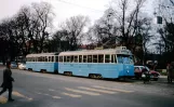 Gøteborg sporvognslinje 4 med motorvogn 30 på Södra Allégatan (1962)