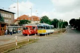 Gotha sporvognslinje 1 ved Hauptbahnhof (1998)