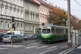 Graz sporvognslinje 4 med ledvogn 291 ved Steyrergasse (2008)