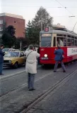 Hamborg sporvognslinje 2 med motorvogn 3657 på Lokstedter Steindamm (1978)