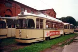 Hannover motorvogn 334 foran Straßenbahn-Museum (2000)