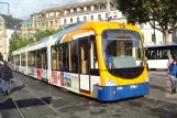 Heidelberg regionallinje 5 med lavgulvsledvogn 4140 ved Bismarckplatz (2009)