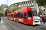 Heidelberg sporvognslinje 22 med ledvogn 267 "Simfeopol" ved Bismarckplatz (2009)