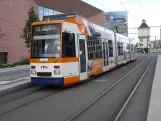 Heidelberg sporvognslinje 26 med lavgulvsledvogn 3271 ved HD Hbf Süd (2024)