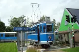 Hoogwoud motorvogn 212 ved Groene Pade, Hotellet Controversy Tram Inn (2014)