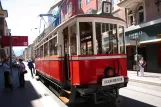 Innsbruck Museumszubringer med motorvogn 1, forsiden Anichstr. / Rathausgalerien (2010)