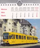 Kalender: Budapest ekstralinje 62A med ledvogn 1579 (2013)