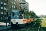 Katowice sporvognslinje T11 med motorvogn 659 ved Koszutka Misjonarzy Oblatów (2004)