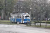 Kraków ekstralinje 17 med ledvogn 164 på plac Centralny Imienia Ronalda Reagana (2011)