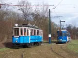 Kraków museumslinje med motorvogn 37 ved Kopiec Wandy (2008)