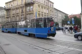 Kraków sporvognslinje 10 med motorvogn 783 nær Plac Wolnica (2011)