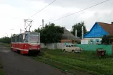 Kramatorsk sporvognslinje 3 med motorvogn 0059 på Oleksy Tykhoho Street (2012)