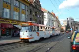 Liberec ekstralinje 2 med motorvogn 77 ved Rybníček (2011)