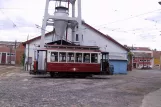 Lissabon Museu da Carris med motorvogn 1 udenfor Museu da Carris (2003)