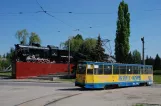 Luhánsk sporvognslinje 3 med motorvogn 151, siden Fabryka Lokomotyw (2011)