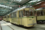 Magdeburg motorvogn 413 på Museumsdepot Sudenburg (2014)