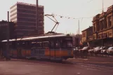 Mainz sporvognslinje 51 med ledvogn 243 ved Hauptbahnhof (1990)