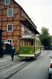 Malmø Museispårvägen med motorvogn 100 på Banérskajen   (2003)