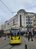 Manchester ledvogn 3102 på Market Street (2022)