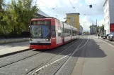 Mannheim regionallinje 4 med lavgulvsledvogn 207 ved Pfalzbau (Wilhelm-Hack-Museum) (2009)